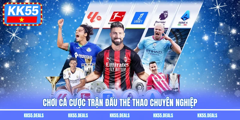 Chơi cá cược trận đấu thể thao chuyên nghiệp